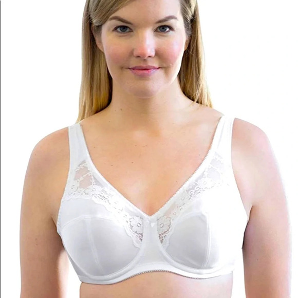 Cortland Intimates Style 7104 - Full Figure Underwire Minimizer Bra NWT 34D Blac - Picture 4 of 7